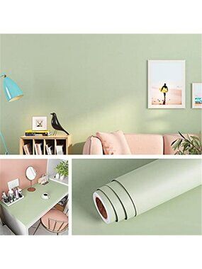 Sage Green Peel And Stick Wallpaper Removable Contact Paper Wall Decor Vinyl